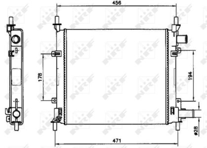 Bezpiecznik płytkowy 15a NRF 54601 97KB8005AF