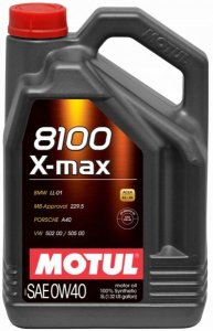 OLEJ 0W-40 8100 X-MAX MOTUL 5L MOTUL 0W40 8100 X MAX 5 