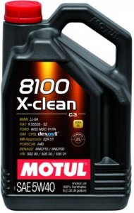 OLEJ 5W-40 8100 X-CLEAN C3 MOTUL 5L