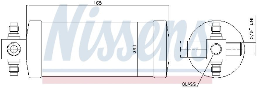 Osuszacz klimatyzacji NISSENS 95031 7700841978