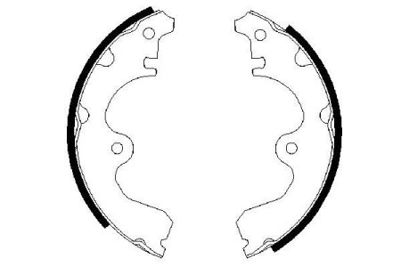 Szczęki hamulcowe BOSCH 0986487474 0449510110