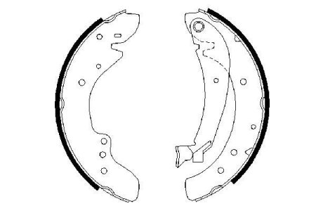 Szczęki hamulcowe BOSCH 0986487521 9945885