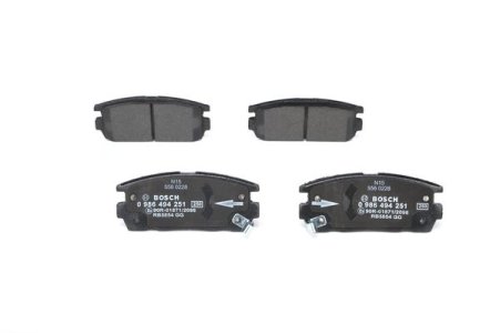 Klocki hamulcowe BOSCH 0986494251 1605123