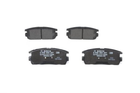 Klocki hamulcowe BOSCH 0986494251 1605123