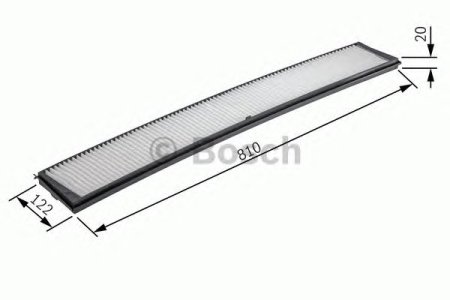 Filtr kabinowy BOSCH 1987432424 CUK8430