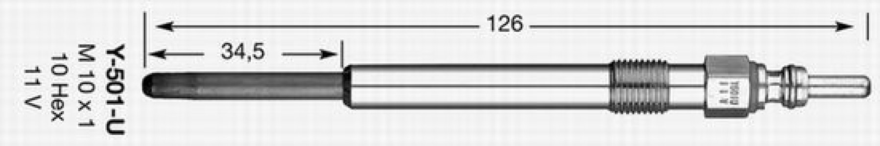 Świeca żarowa NGK D-POWER 31 250202102