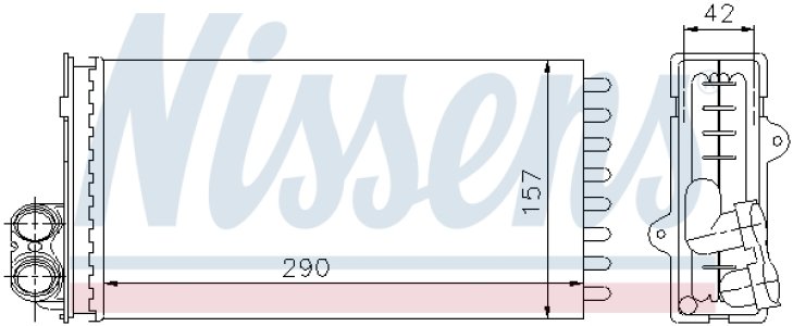 Nagrzewnica NISSENS 73356 7701035891