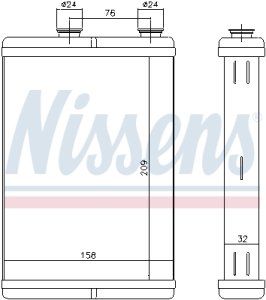 Nagrzewnica NISSENS 71451 46722928