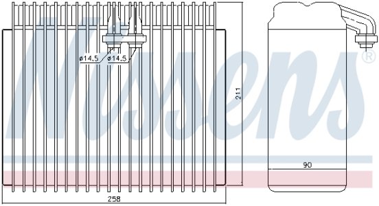 Parownik NISSENS 92171 46721961