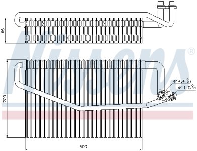 Parownik NISSENS 92173 2038300158