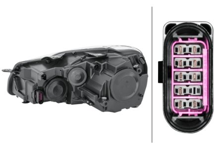 REFLEKTOR VW HELLA 1EG009901221 5K1941006J