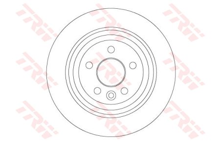 TARCZA HAMULC. LANDROVER FREELANDER  11- TYŁ