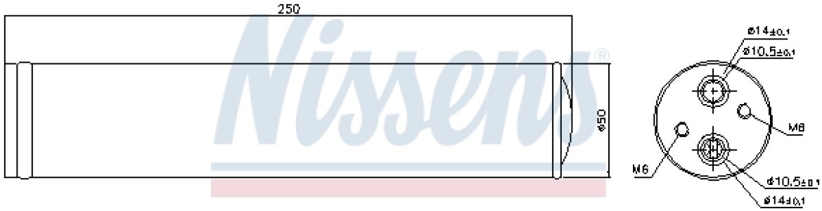 Osuszacz klimatyzacji NISSENS 95241 7700836314