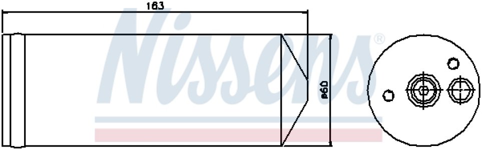Osuszacz klimatyzacji NISSENS 95362 5066635AA