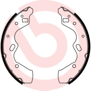 Szczęki hamulcowe BREMBO S49520 D1Y22638ZA