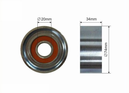 Rolka napinacza CAFFARO 479-00 9062001470