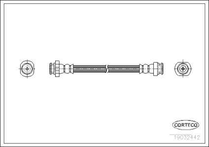 Przewód hamulcowy giętki CORTECO 19032442 462109C103