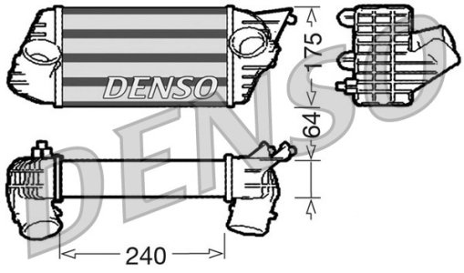 Intercooler DENSO DIT09120 46745841