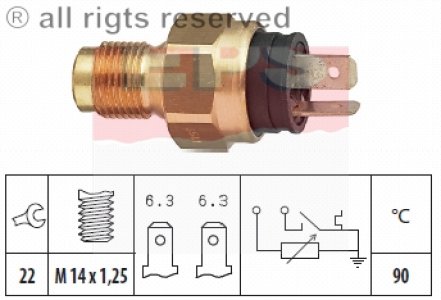 Czujnik temperatury wody FACET 1.830.541 34578088