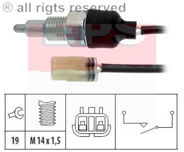 WŁĄCZNIK ŚWIATEŁ COFANIA LAND ROVER