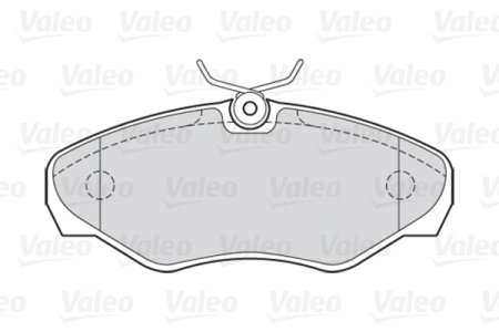 KLOCKI HAMULCOWE VALEO 301545  FIRST