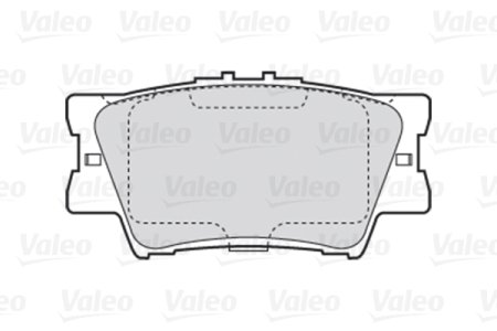 KLOCKI HAMULCOWE VALEO 301819 FIRST