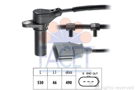 CZUJNIK OBROTOW WALU KORB. VW