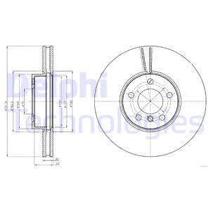 TARCZA HAMULCOWA BMW X5 DELPHI BG9061 