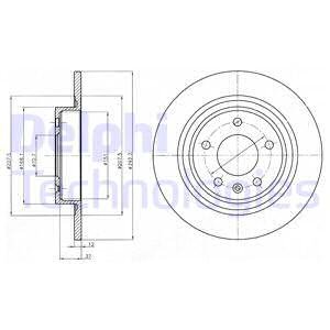 TARCZA HAM.OPEL ASTRA 09- TYL