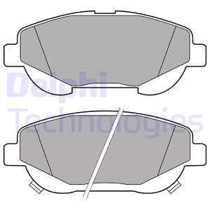 KLOCKI HAM.TOYOTA AVENSIS 09- PRZOD