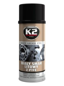 K2-BIALY SMAR Z PTFE 400ML SPRAY