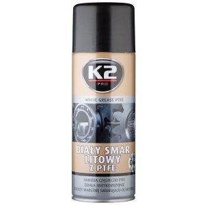 K2-BIALY SMAR Z PTFE 400ML SPRAY