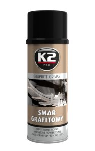 K2-SMAR GRAFITOWY 400ML SPRAY DO KON