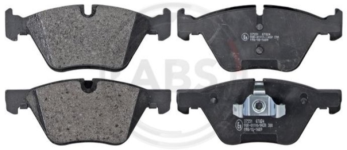 Klocki hamulcowe A.B.S. 37551 34116771972