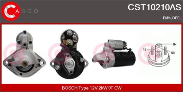 ROZRUSZNIK CASCO CST10210AS 12V 2.0KW