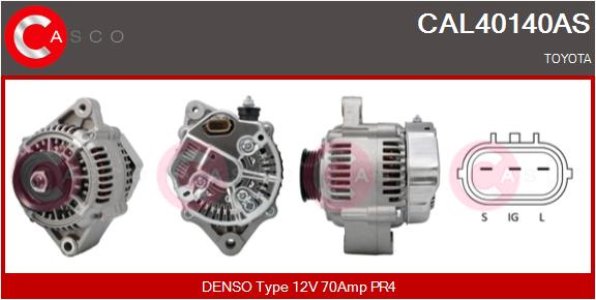 ALTERNATOR 12V 70A