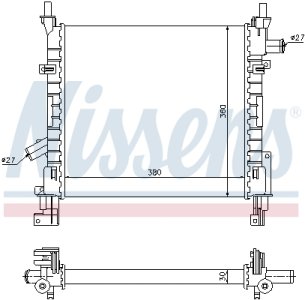 Chłodnica silnika NISSENS 62005 1231795