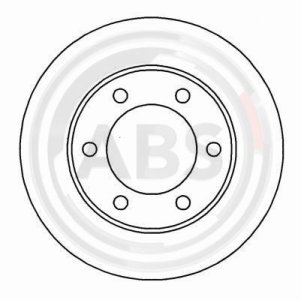 Tarcza hamulcowa A.B.S. 16897 4351235210