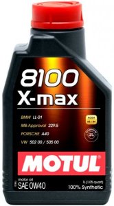 OLEJ MOTUL 0W-40 8100 X-MAX 1L MOTUL MOT0W40XM1 