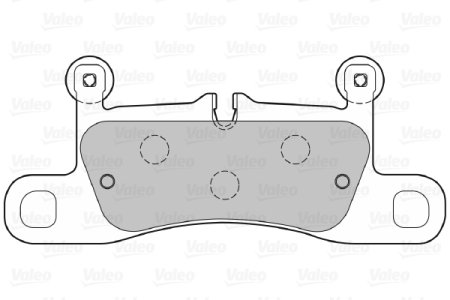 Klocki hamulcowe VALEO 601387