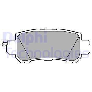 KLOCKI HAMULCOWE TYŁ DELPHI LP2482 