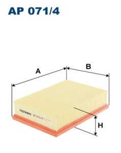 Filtr powietrza FILTRON AP071/4 