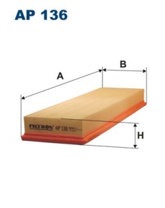 Filtr powietrza FILTRON AP136 C4499