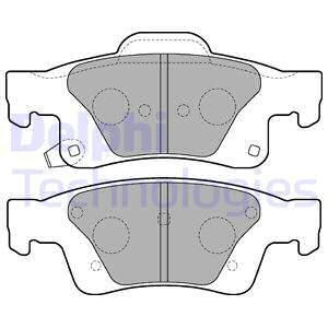 KLOCKI HAMULCOWE TYŁ DELPHI LP2251 