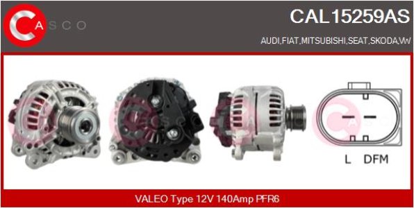 ALTERNATOR 12V 140A