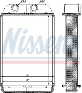 Nagrzewnica NISSENS 70232 4B1819031C