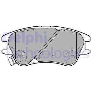 KLOCKI HAMULCOWE PRZÓD DELPHI LP2062 