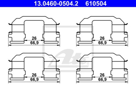 ZESTAW MONT.KLOCKOW HAM.PRZOD
