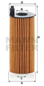 Filtr oleju MANN-FILTER HU6014/1Z HU6014Z