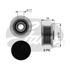 Sprzęgło alternatora GATES OAP7282 CITROEN